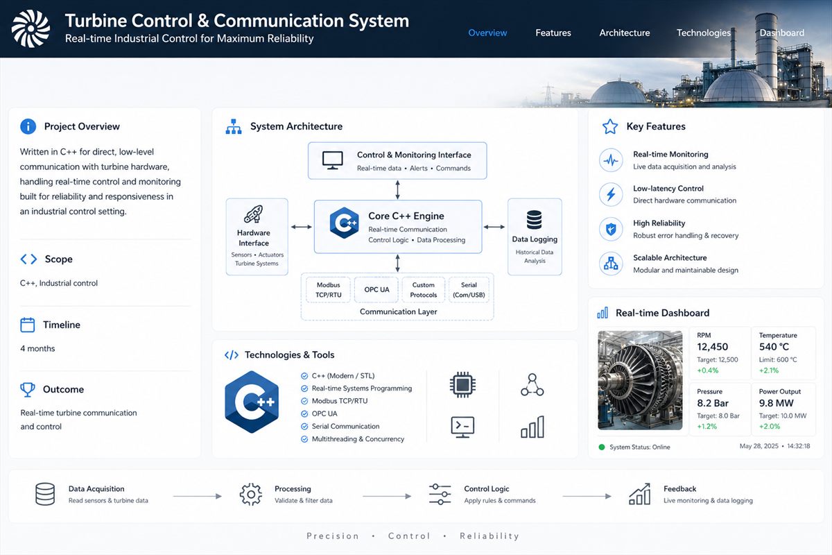 Turbine Control & Communication System